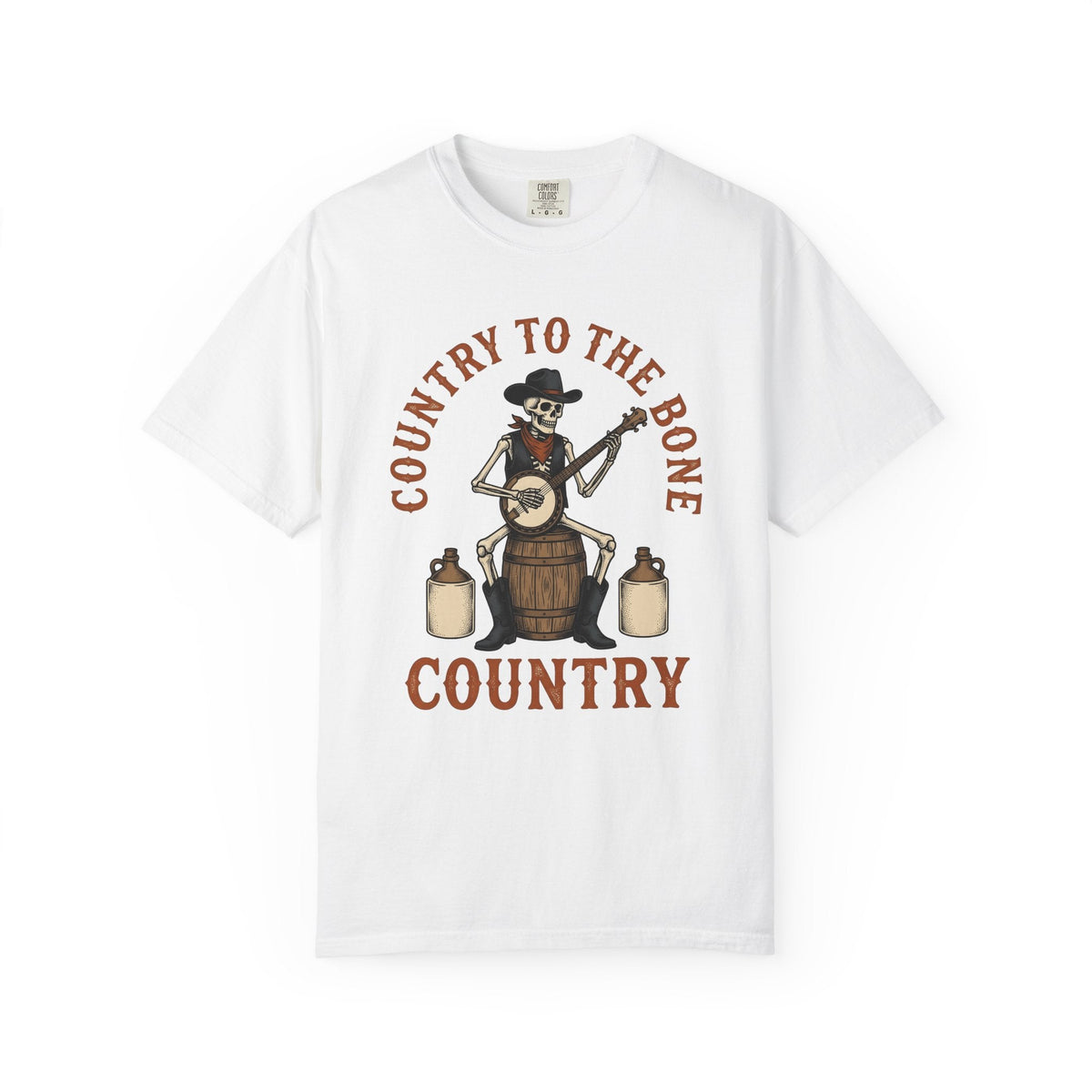 Bone Cowboy Shirt Halloween Rustic Unisex Gift Antique Tee product image 1