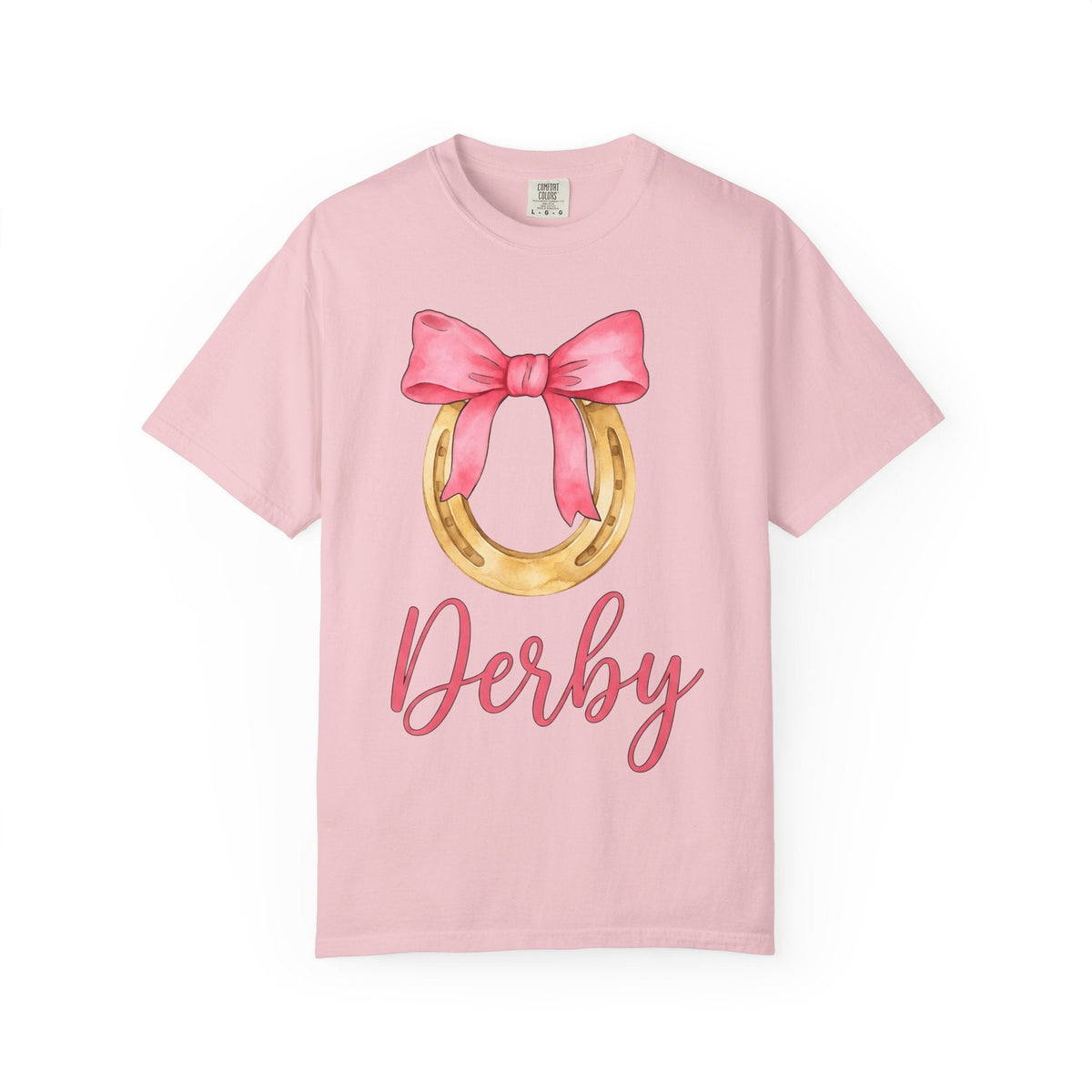 Horseshoe Bow Shirt Derby Racing Unisex Gift Artistic Tee product image 3