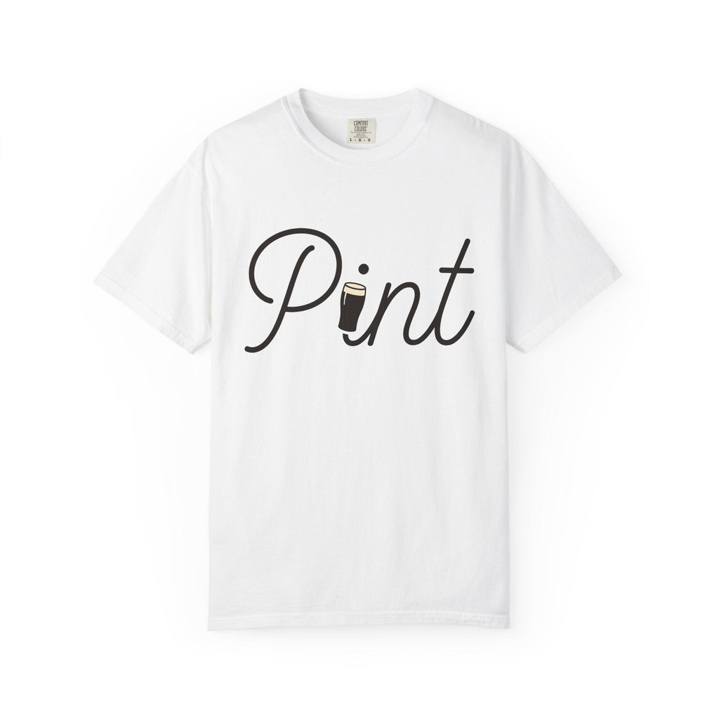 Beer Mug Shirt St Patrick's Day Booze Unisex Gift Flat Tee Pint Glass T-Shirt