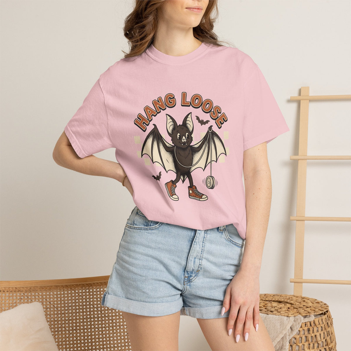 Flying Mammal Sneaker Shirt Halloween Creatures Unisex Gift Sketch Tee Bat Shoe