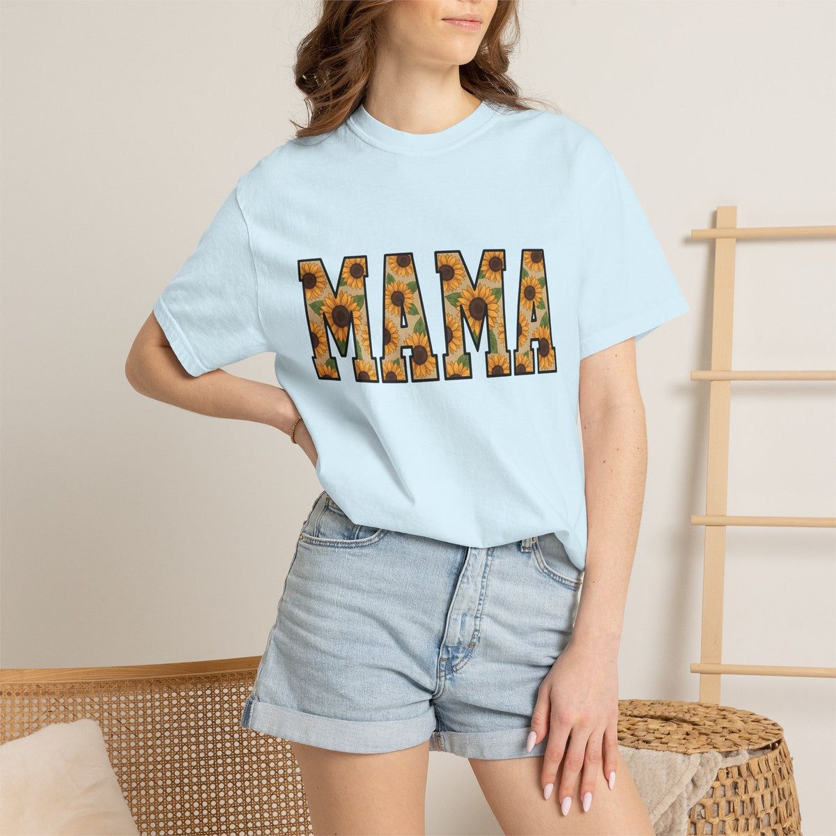 Sunflower Graphic Shirt Mom Flowers Gift for Women Bold Tee product image 9