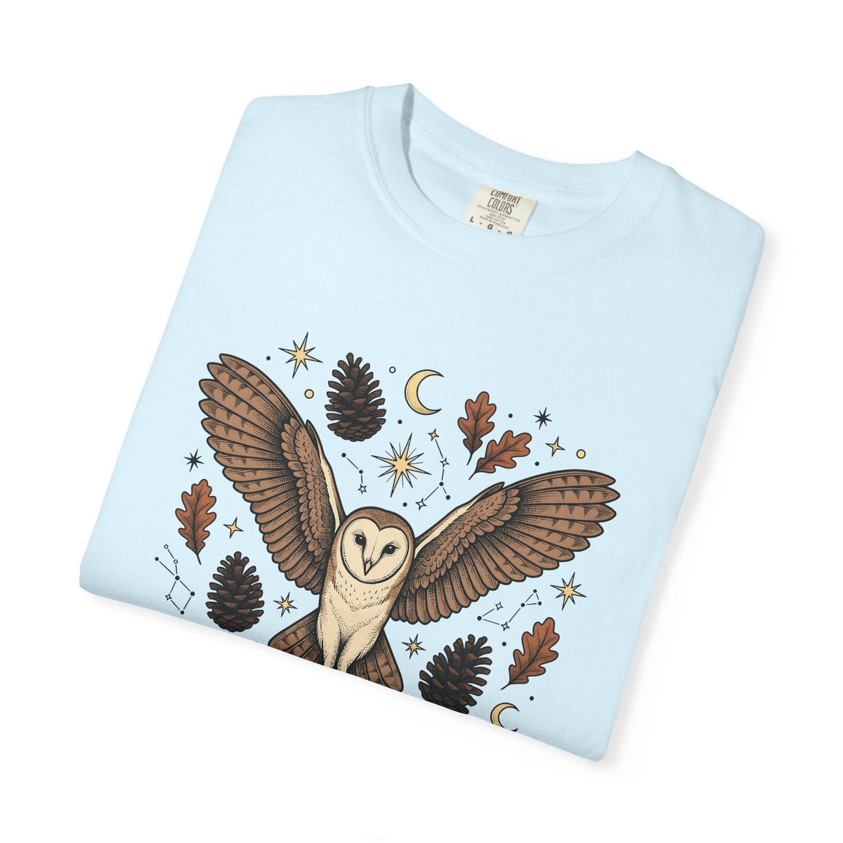 Barn Owl Shirt Animals Outdoors Unisex Gift Tribal Tee product image 8
