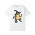 Amphibian Witch Hat Shirt Halloween Pet Unisex Gift Illustration Tee Toadstool