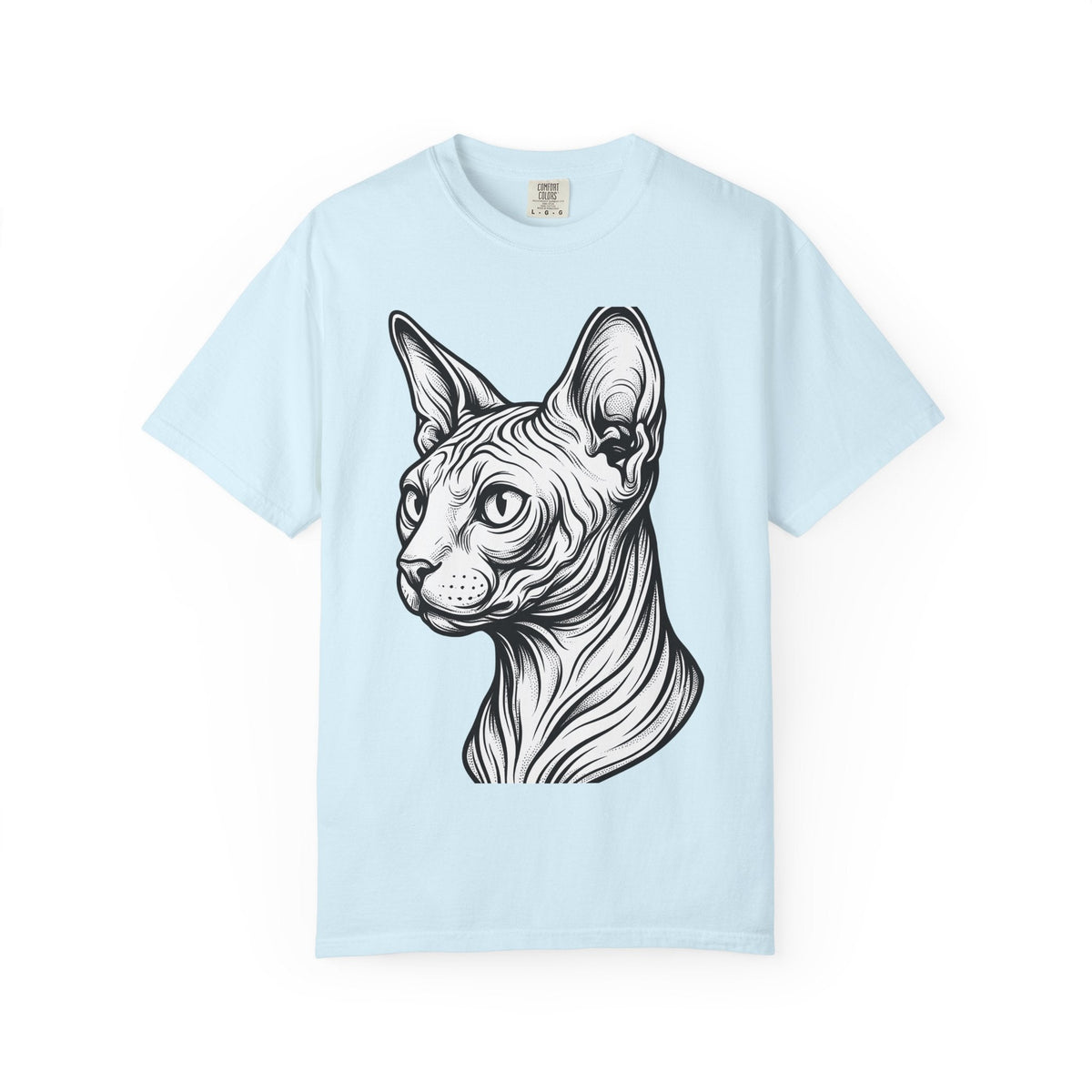 Sphynx Feline Shirt Cat Animal Unisex Gift Outline Tee product image 2