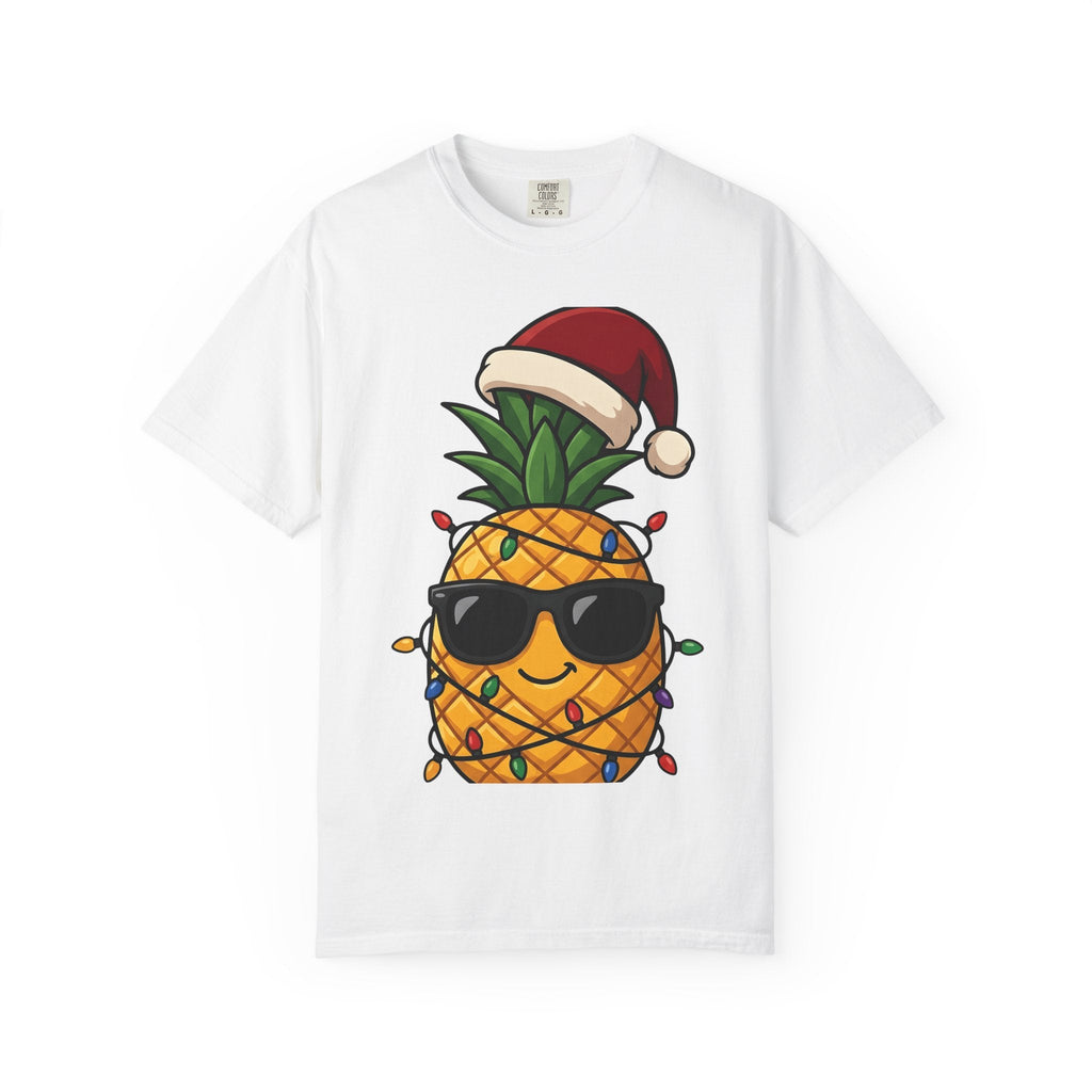 Tropical Fruit Santa Shirt Christmas Beach Unisex Gift product image 1