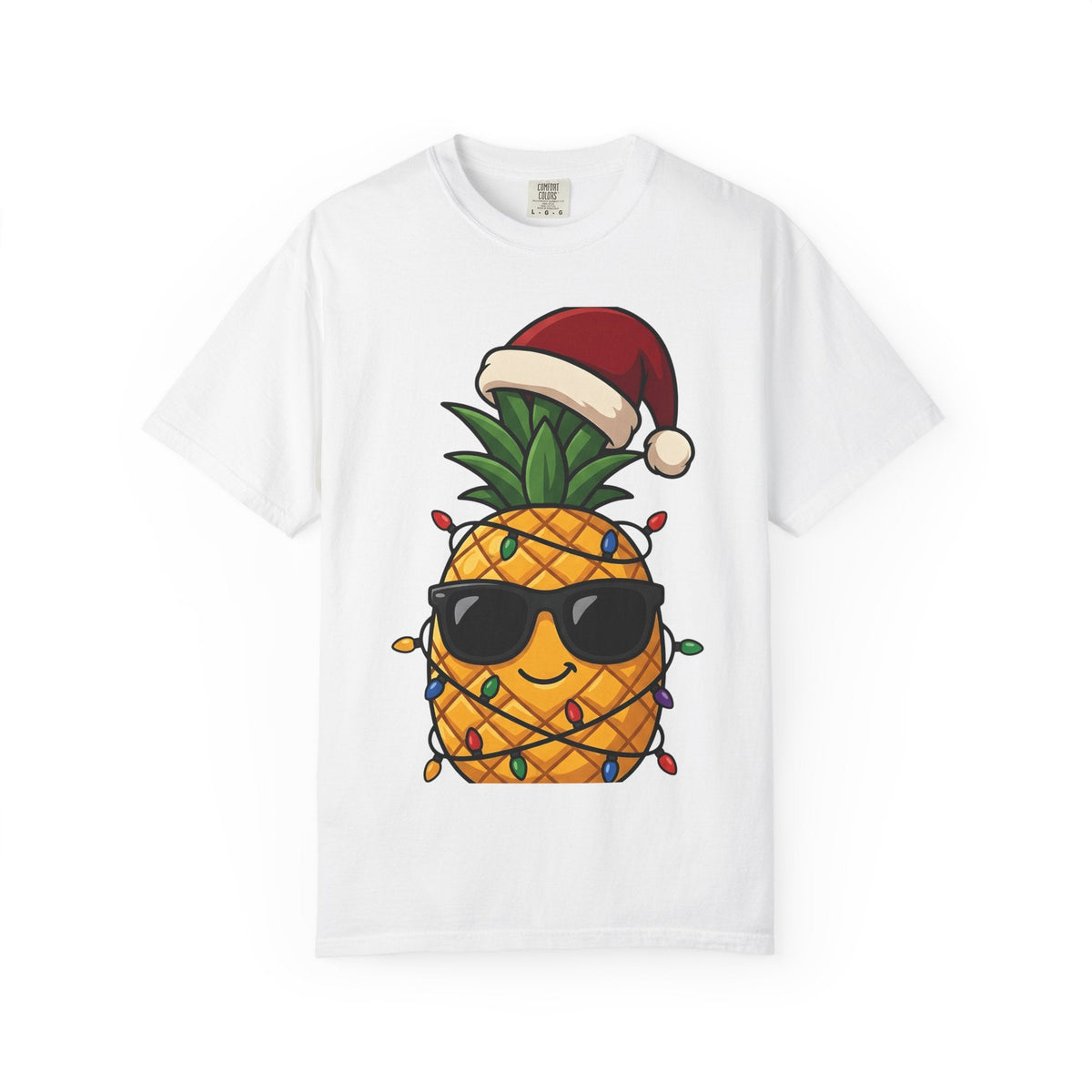 Tropical Fruit Santa Shirt Christmas Beach Unisex Gift product image 1