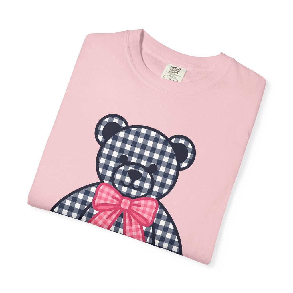 Plaid Teddy Bear Shirt Cute Animal Unisex Gift Kawaii Tee product image 11