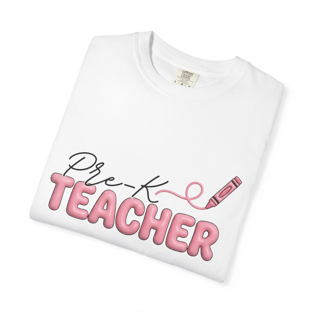 Crayon Illustration Shirt Teacher Education Gift Women Hand product image 5