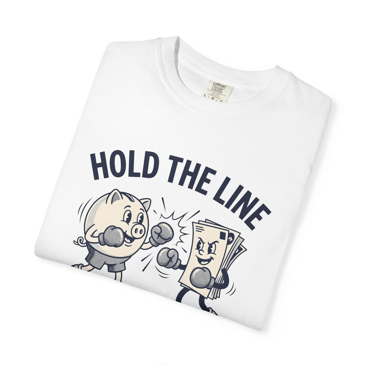 Piggy Bank Fight Shirt Funny Money Gift Women Hand Drawn product image 5