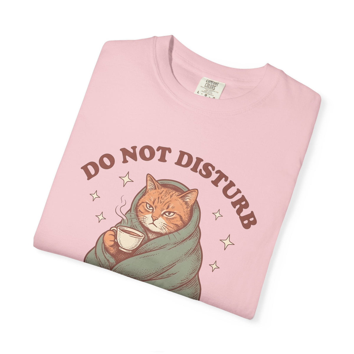 Kitten Blanket Shirt Tea Mammal Unisex Gift Distressed Tee Baby Blanket T-Shirt