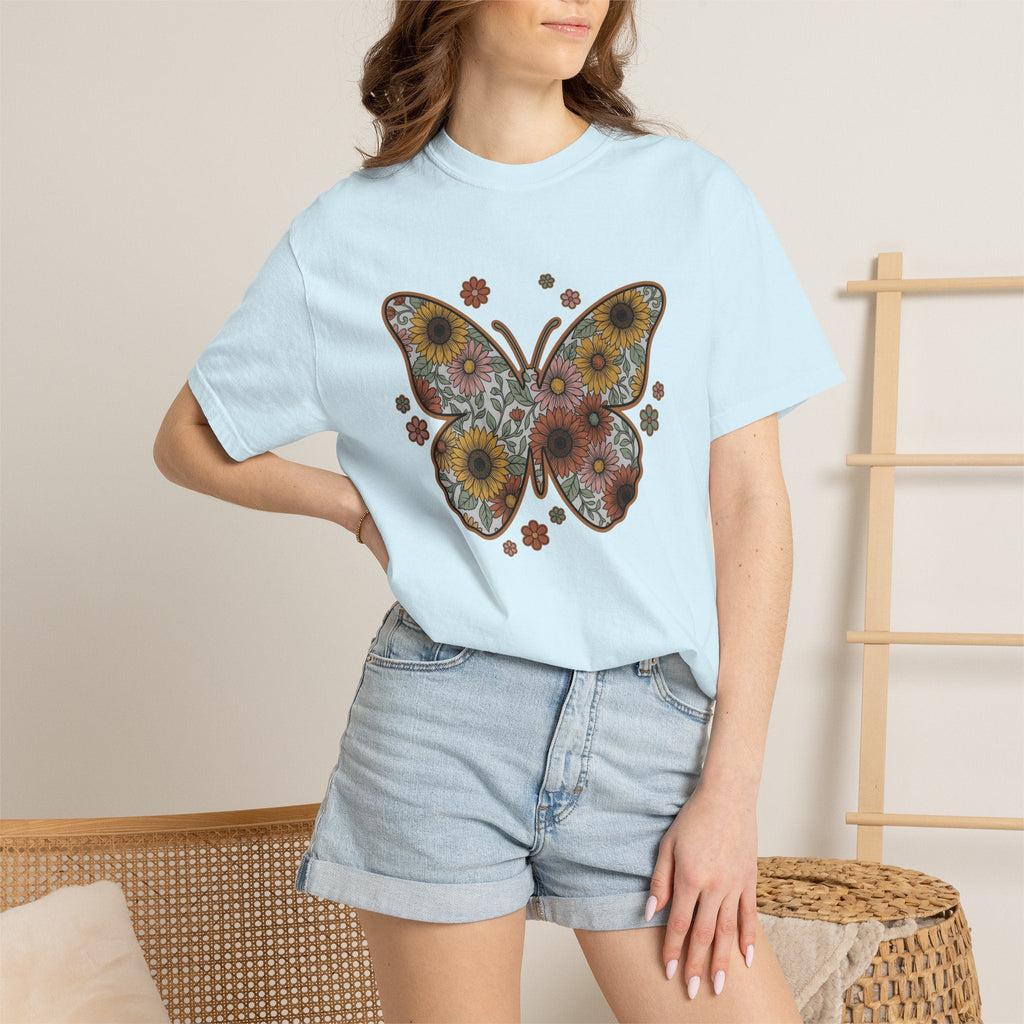 Butterfly Bloom Shirt Easter Garden Unisex Gift Tribal Tee product image 9