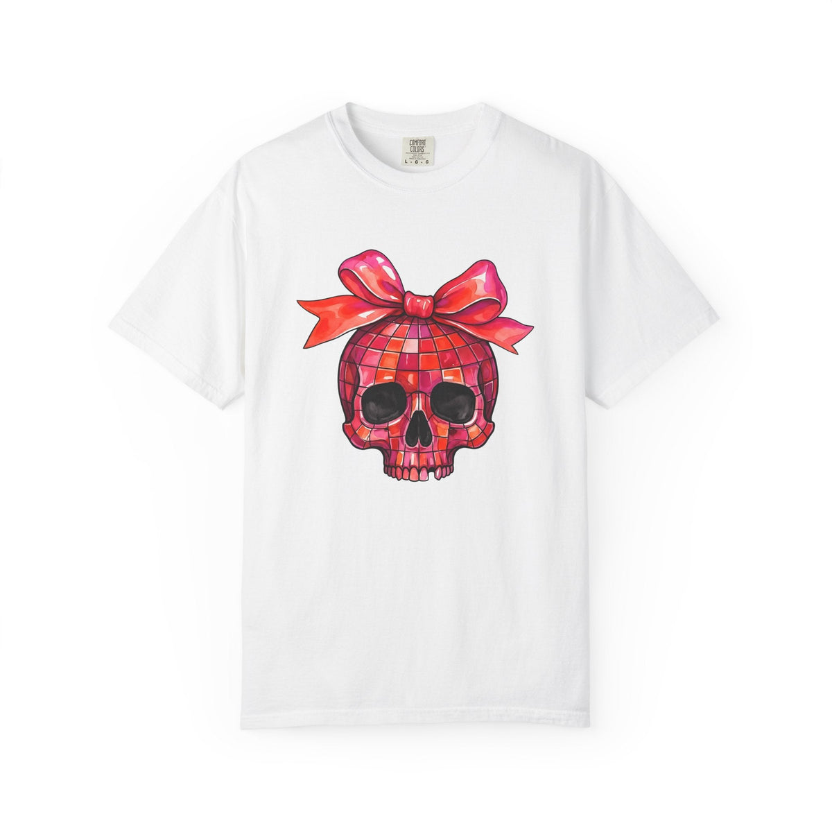 Disco Skull Shirt Halloween Party Unisex Gift Watercolor product image 1