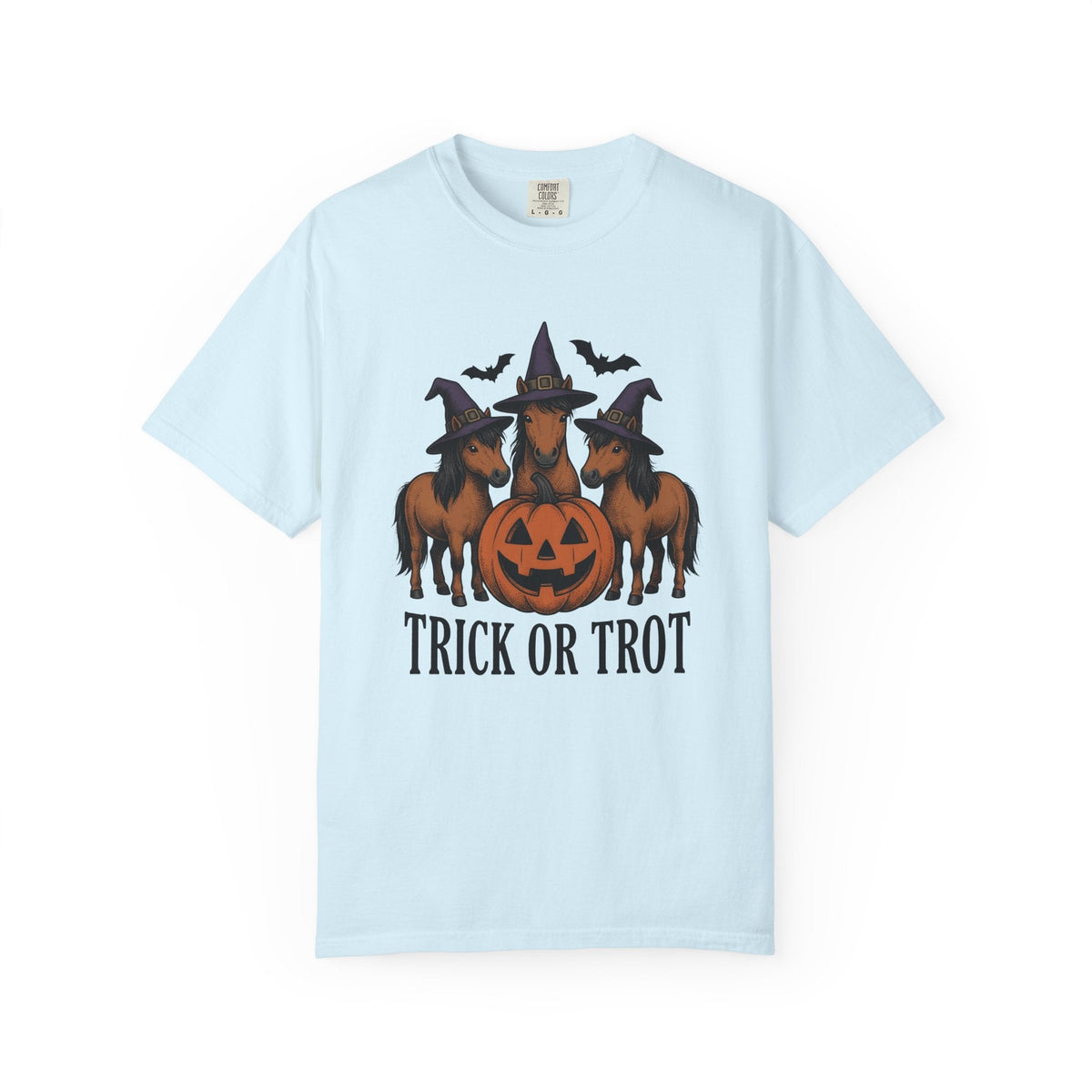 Witch Horse Hat Shirt Halloween Livestock Unisex Gift Classic Tee Sorcery