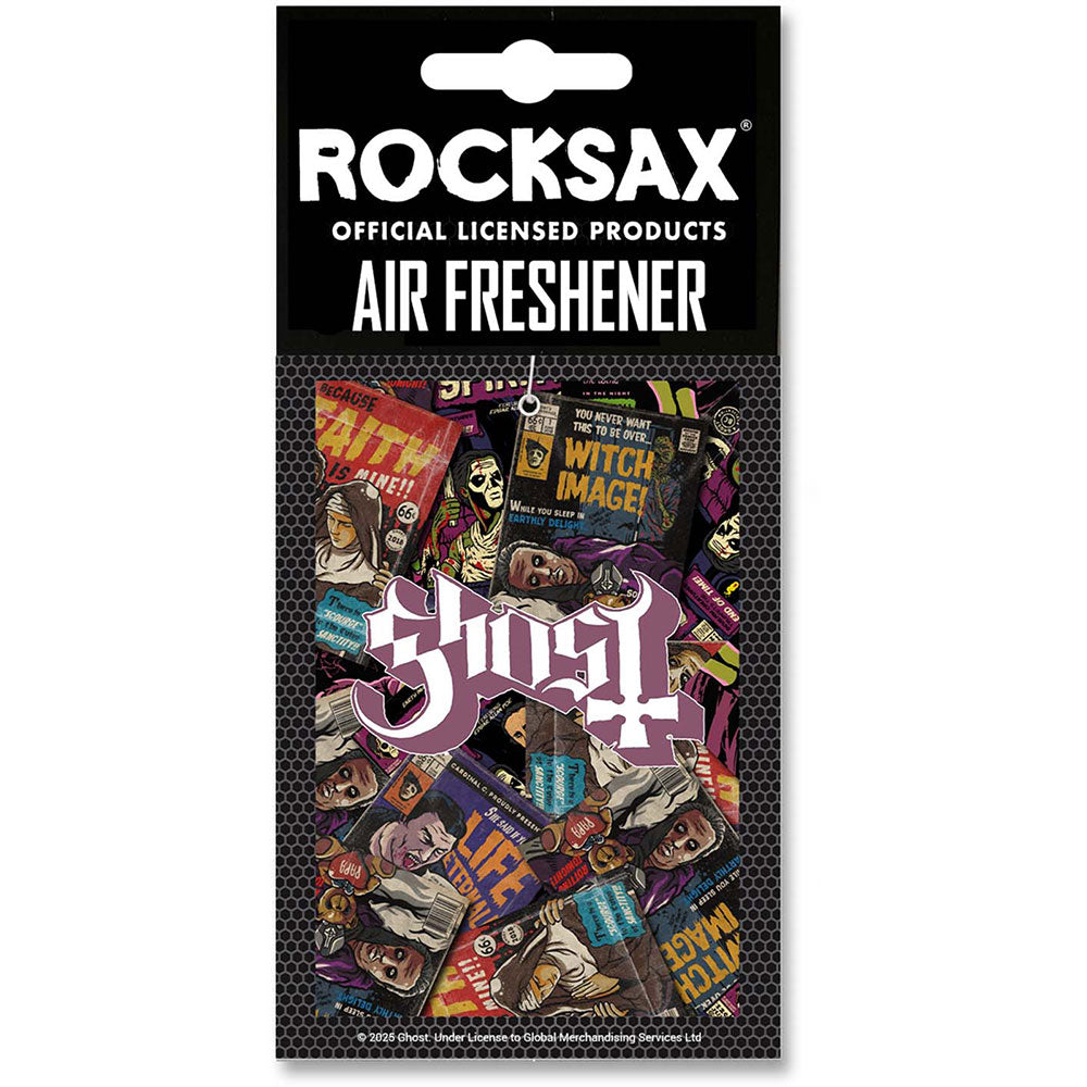 Ghost Magazines Band Logo Car Air Freshener