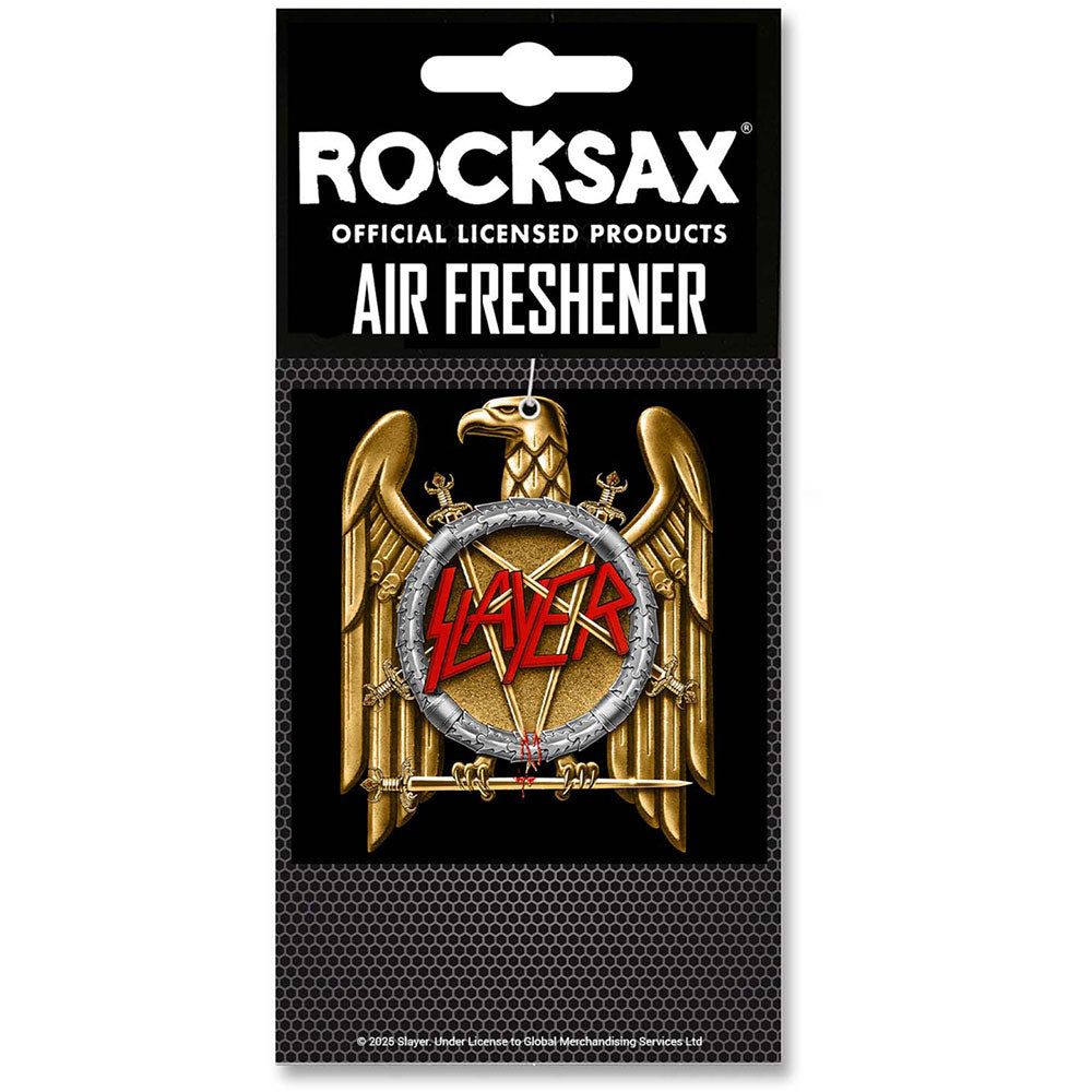 Slayer Golden Eagle Band Logo Car Air Freshener