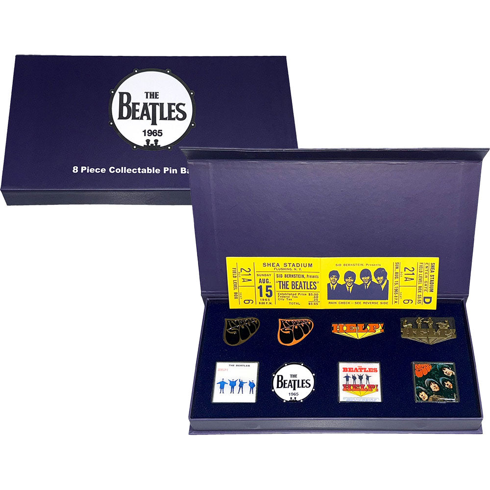 The Beatles 1965 Pin Badge Set