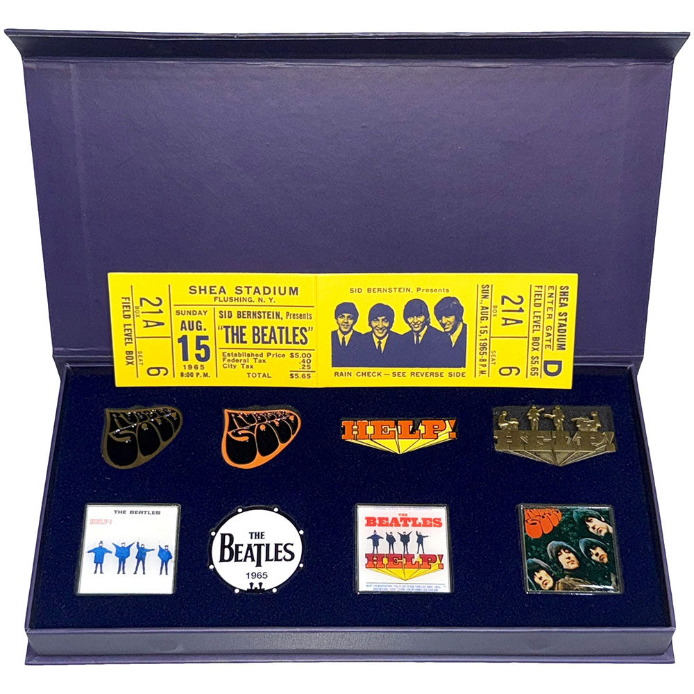 The Beatles 1965 Pin Badge Set