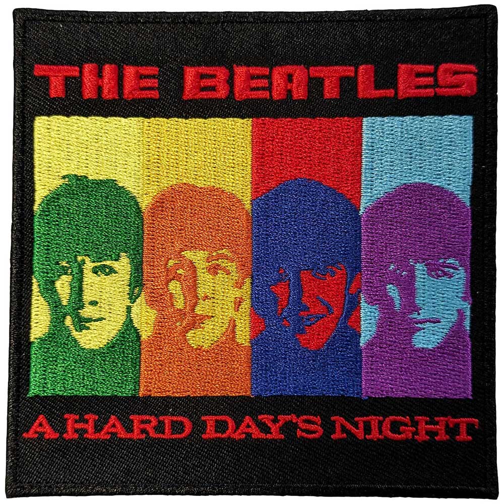 The Beatles A Hard Days Night Faces Woven Patch