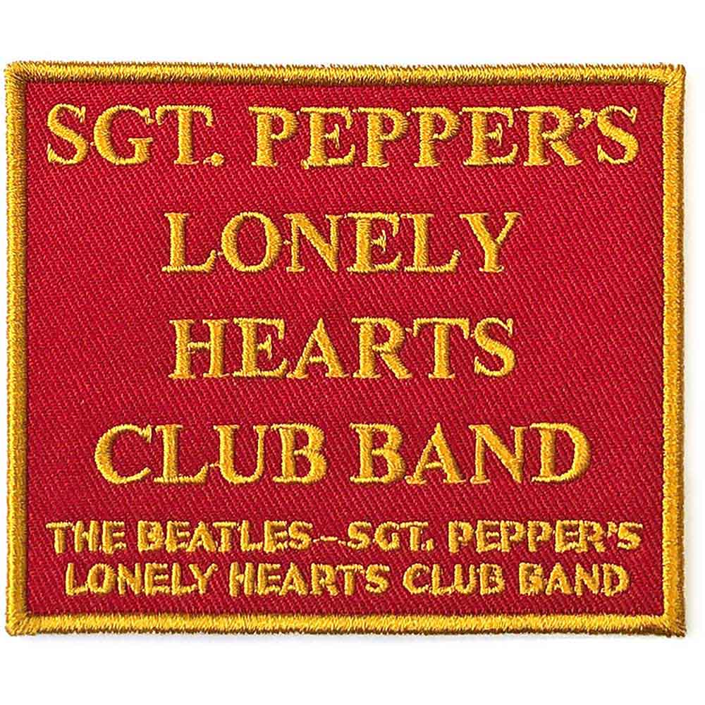 The Beatles Patch Sgt Pepper Song Title