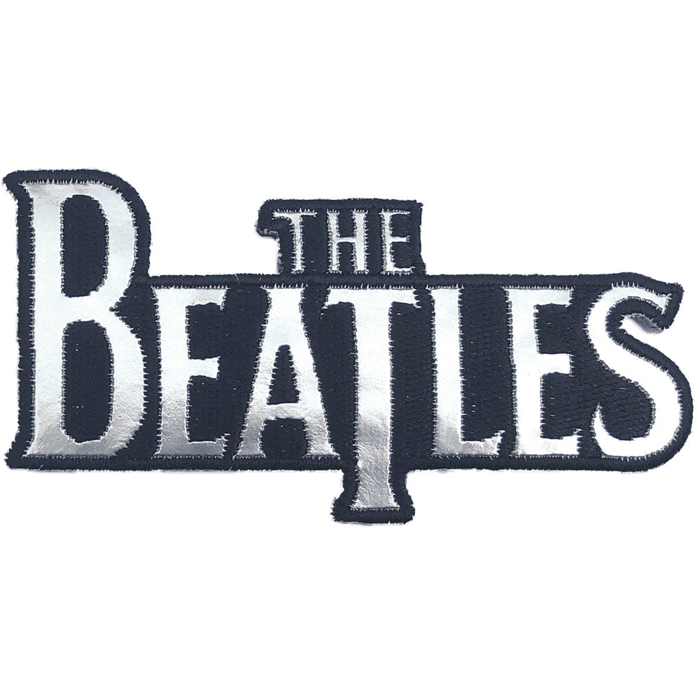 The Beatles Patch Silver Drop T Band Logo