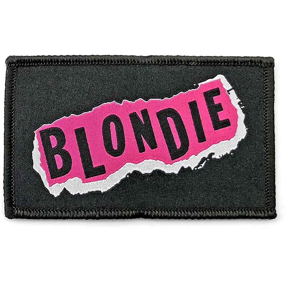 Blondie Patch Punk Band Logo new Official Black