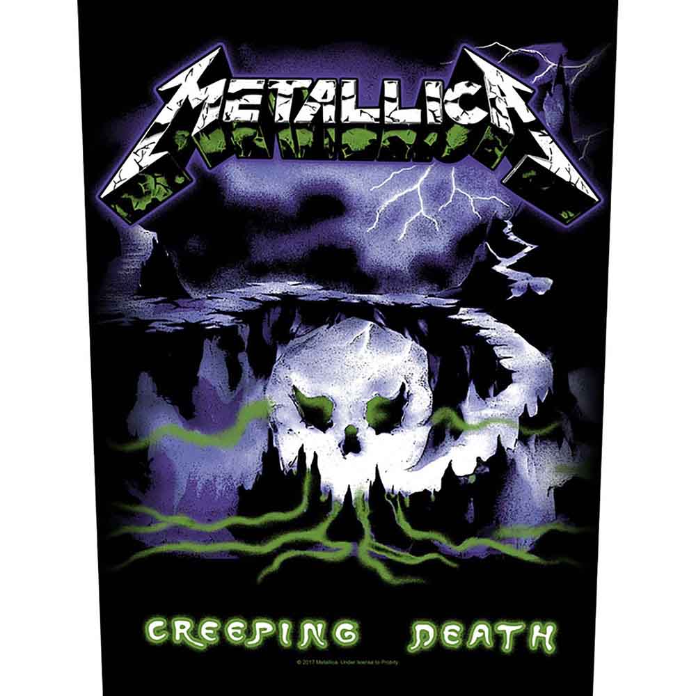 Metallica Creeping Death Band Logo Back Patch
