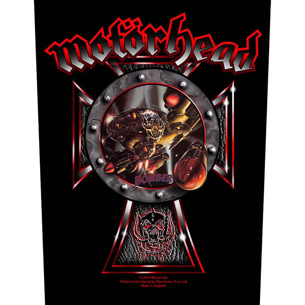 Motorhead Bomber Band Logo Back Patch