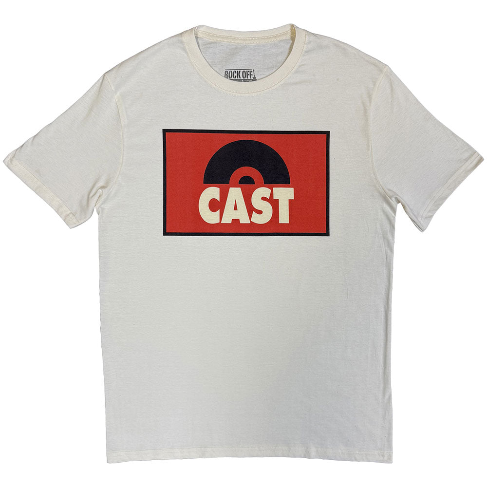 Cast Unisex T-Shirt: Square Logo Uni (Natural) product image 1