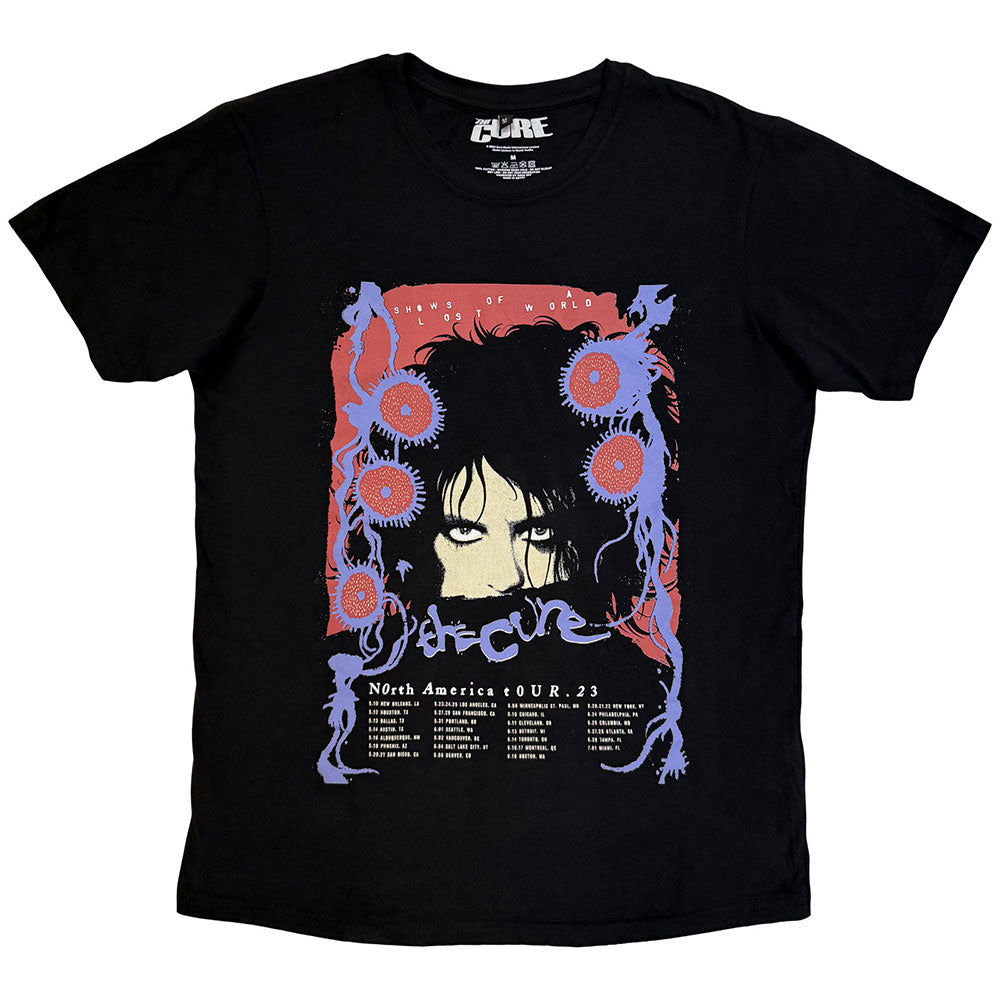 The Cure Unisex Premium Carbon T-Shirt North American Tour 23 Poster