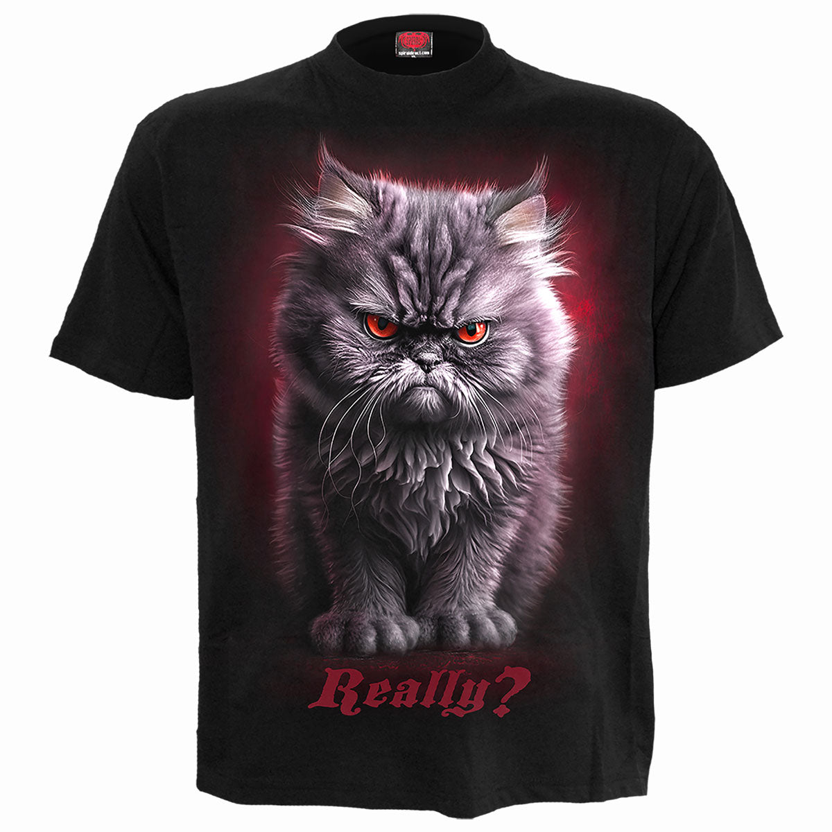 Spiral - ANGER MANAGEMENT - Front Print T-Shirt Black product image 1