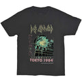 Def Leppard Unisex T-Shirt: Tokyo (Charcoal Grey) product image 1