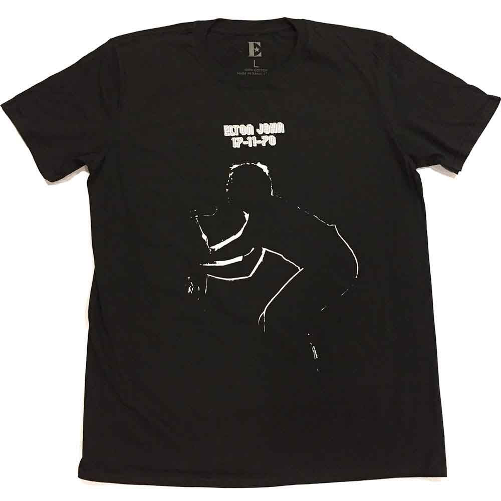 Elton John Unisex T-Shirt: 17.11.70 Album (Black) product image 1