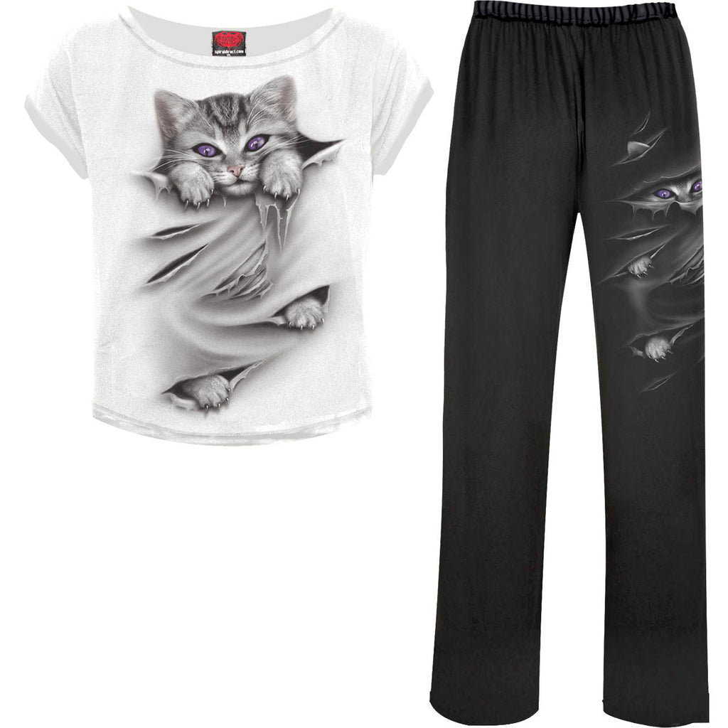 Spiral - BRIGHT EYES - 4pc Gothic Pyjama Set