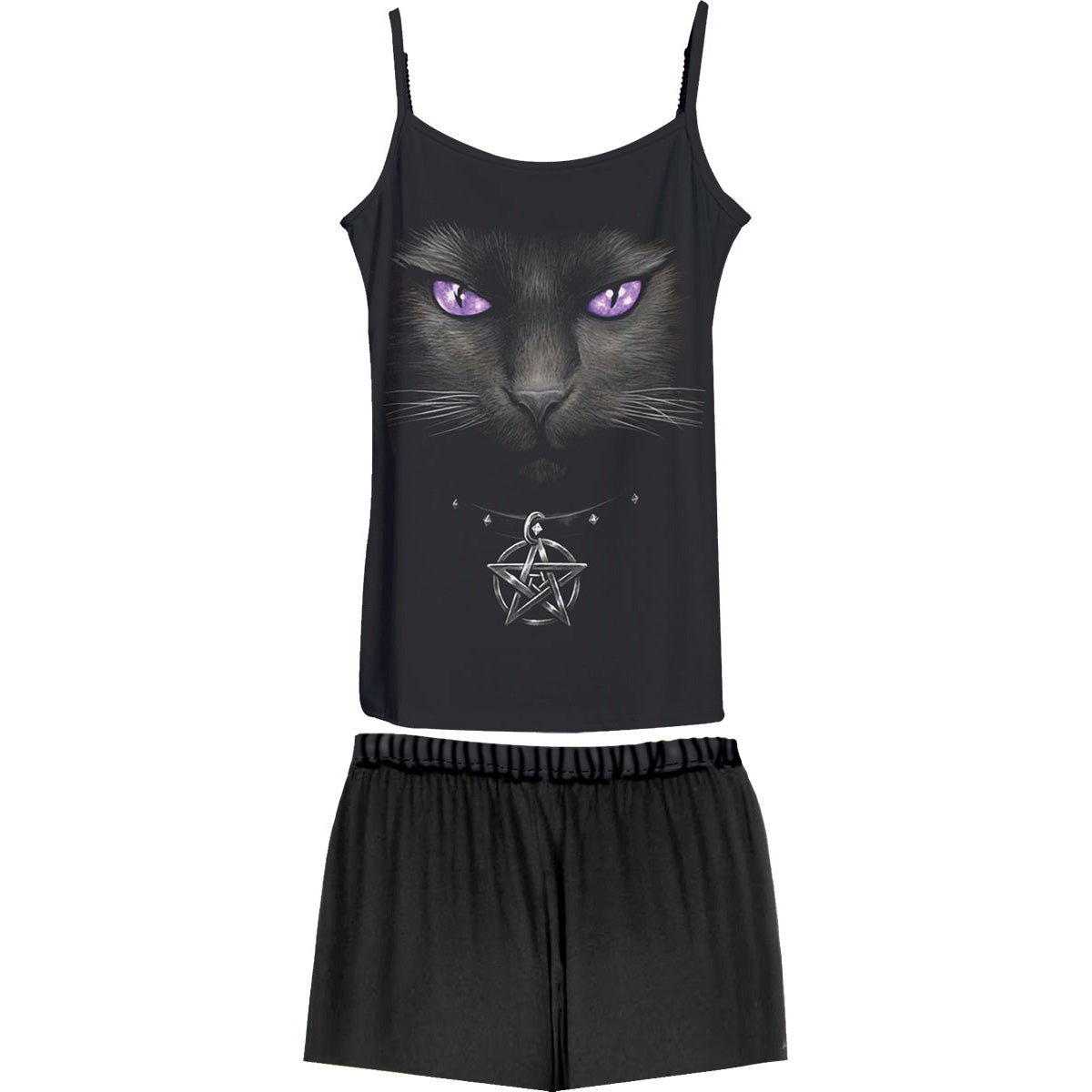 Spiral - BRIGHT EYES - 4pc Gothic Pyjama Set
