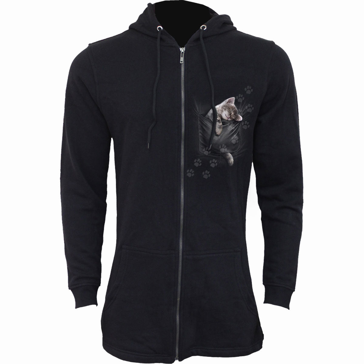 Spiral - POCKET KITTEN - Ladies Fish Tail Full Zip Hoody product image 1