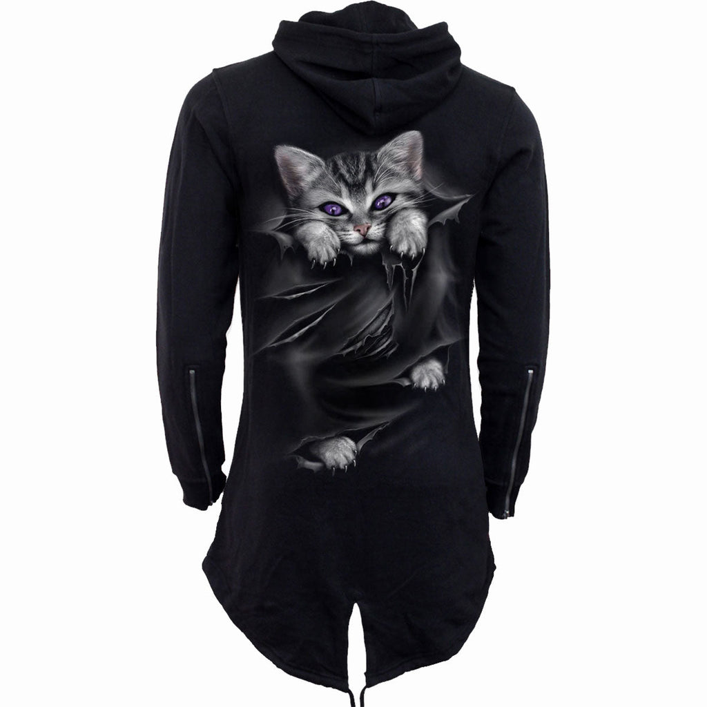 Spiral - POCKET KITTEN - Ladies Fish Tail Full Zip Hoody product image 2