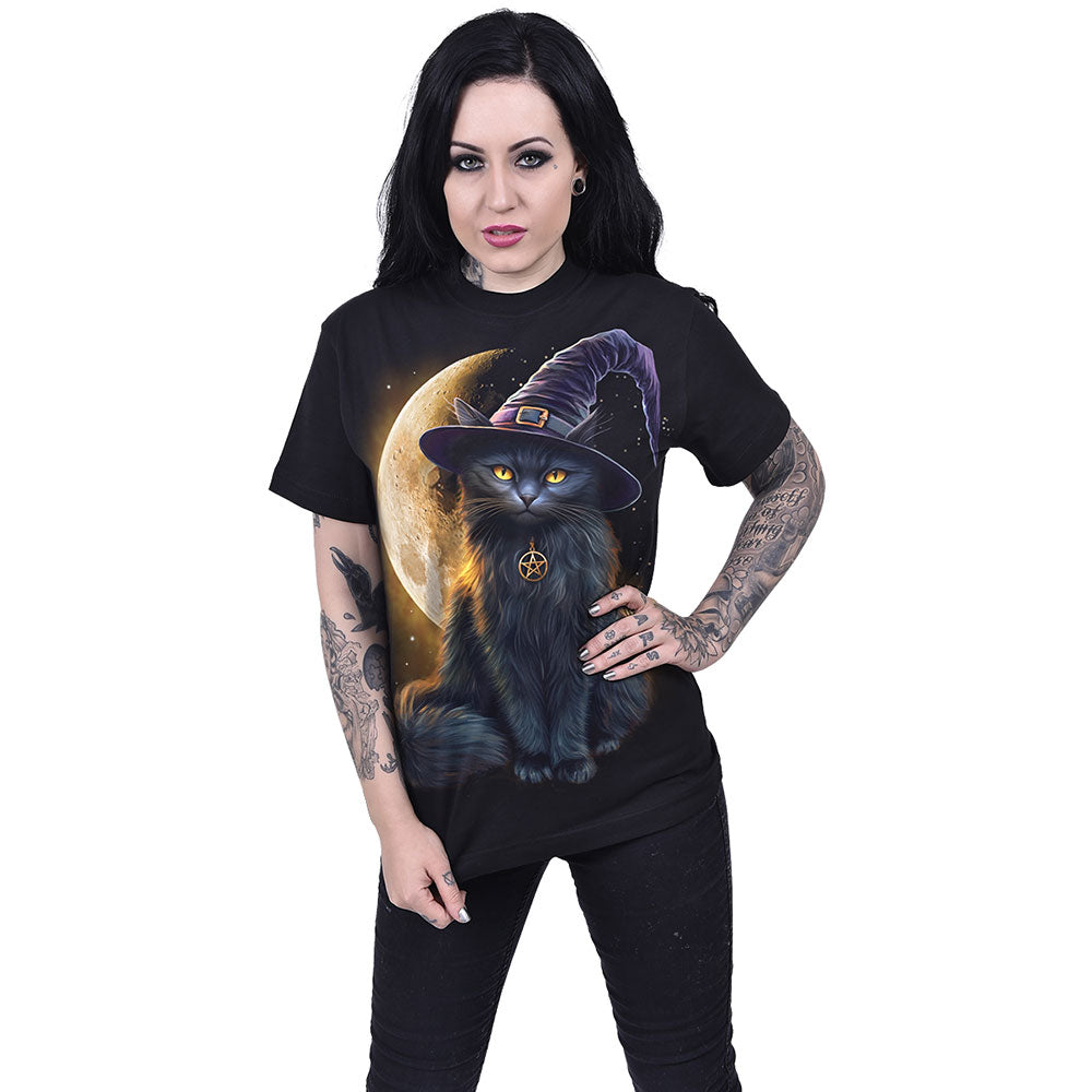 Spiral - FAMILIAR MAGIC - Front Print T-Shirt Black product image 3