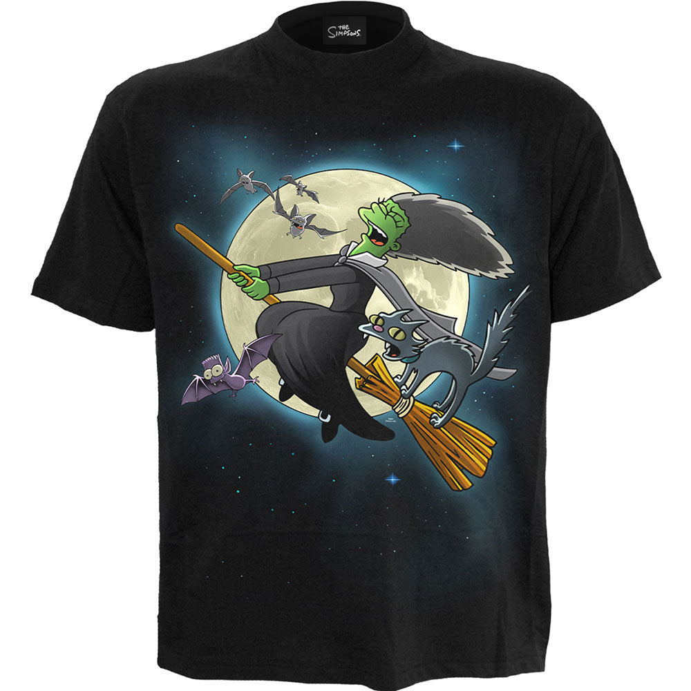 THE SIMPSONS - MARGE WITCH - Front Print T-Shirt Black product image 2