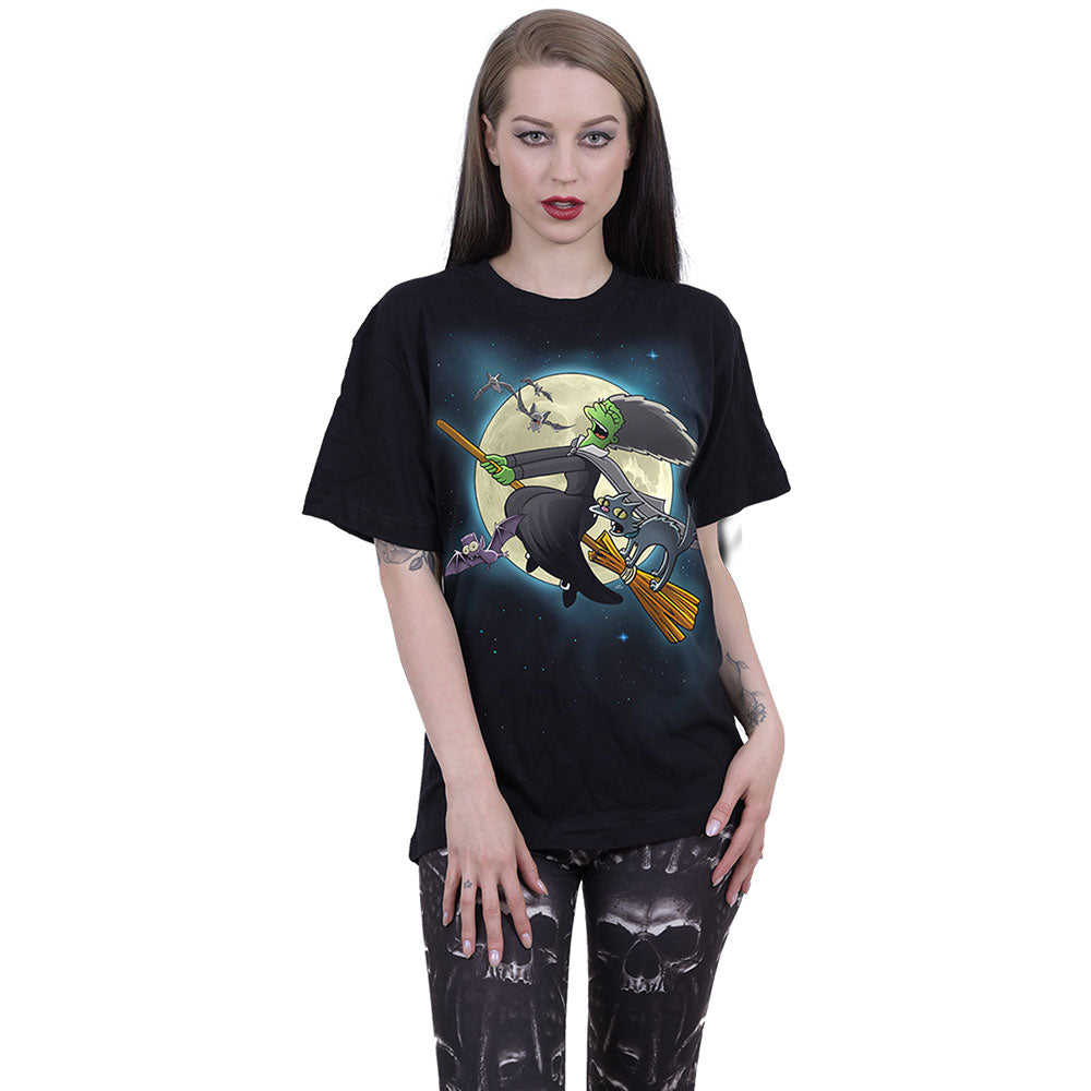 THE SIMPSONS - MARGE WITCH - Front Print T-Shirt Black product image 3
