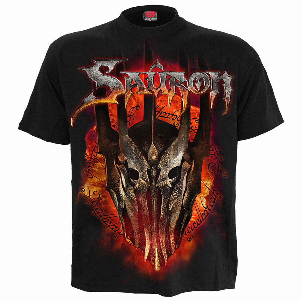 LOTR - SAURON - METAL TEE - Front Print T-Shirt Black product image 2