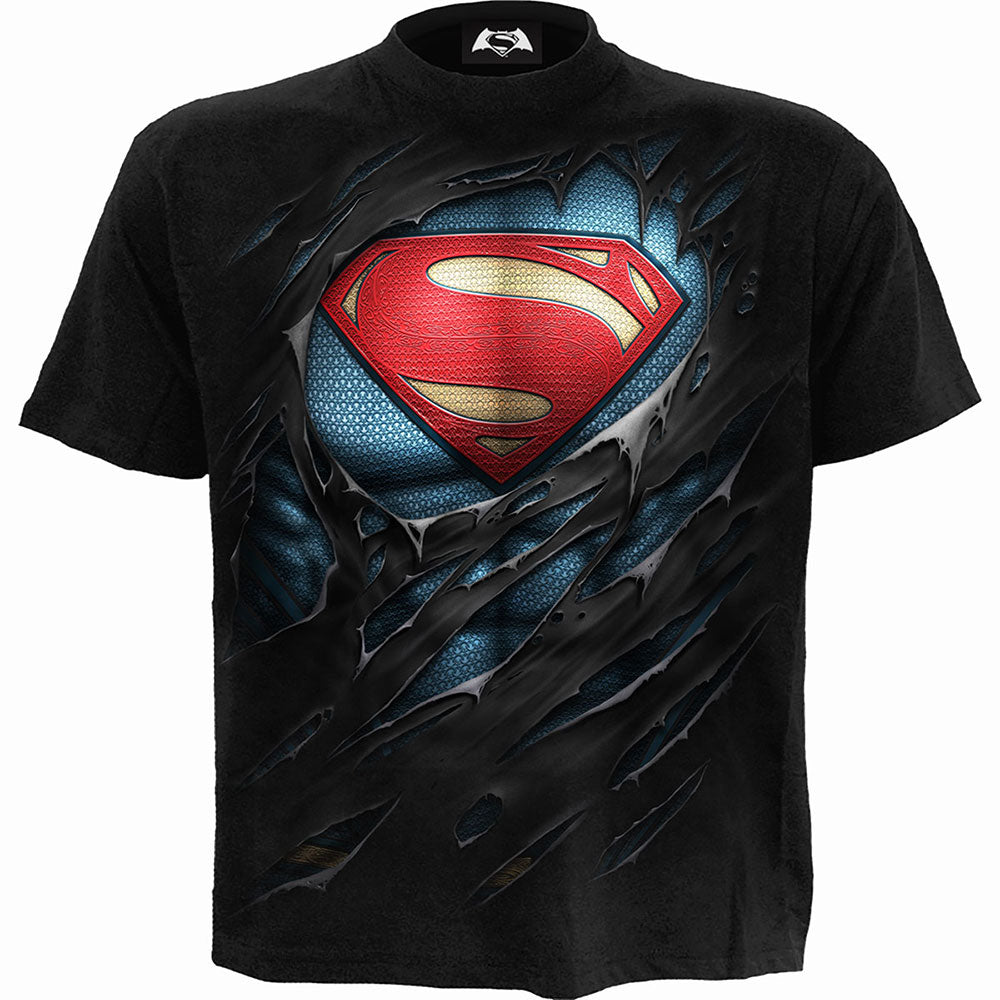 SUPERMAN - RIPPED - T-Shirt Black product image 3