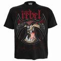 TAZ - OLD SCHOOL REBEL - Front Print T-Shirt Black product image 1