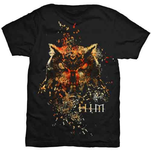 HIM Unisex T-Shirt: Owl Colour (Black) product image 2