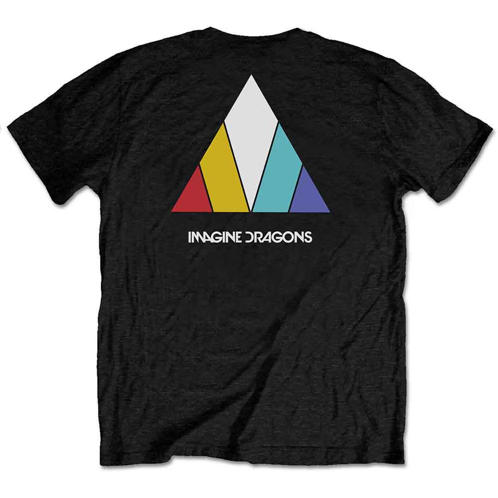 Imagine Dragons Unisex T-Shirt: Evolve Logo (Black) (Back product image 2