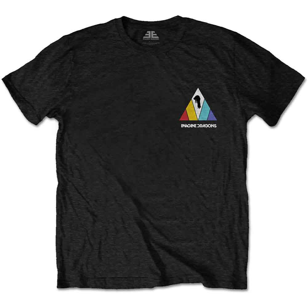 Imagine Dragons Unisex T-Shirt: Evolve Logo (Black) (Back product image 1