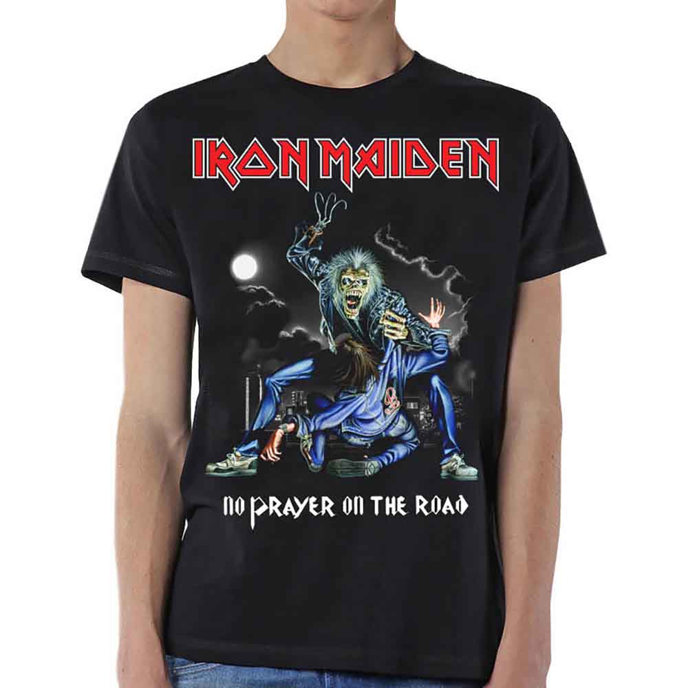 Iron Maiden Unisex T-Shirt: No Prayer On The Road (Black) product image 1
