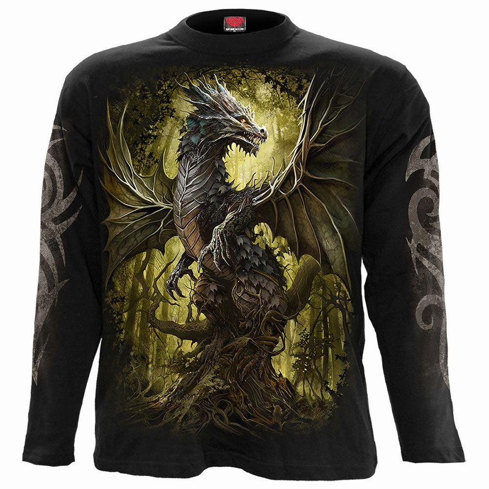 Spiral - OAK DRAGON - Longsleeve T-Shirt Black product image 3