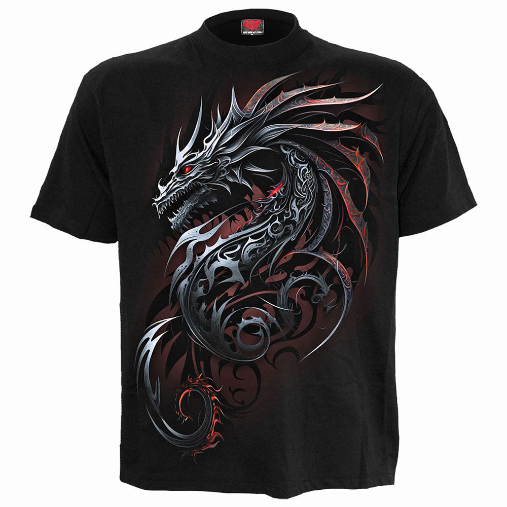 Spiral - DRAGON SHARDS - Front Print T-Shirt Black product image 2