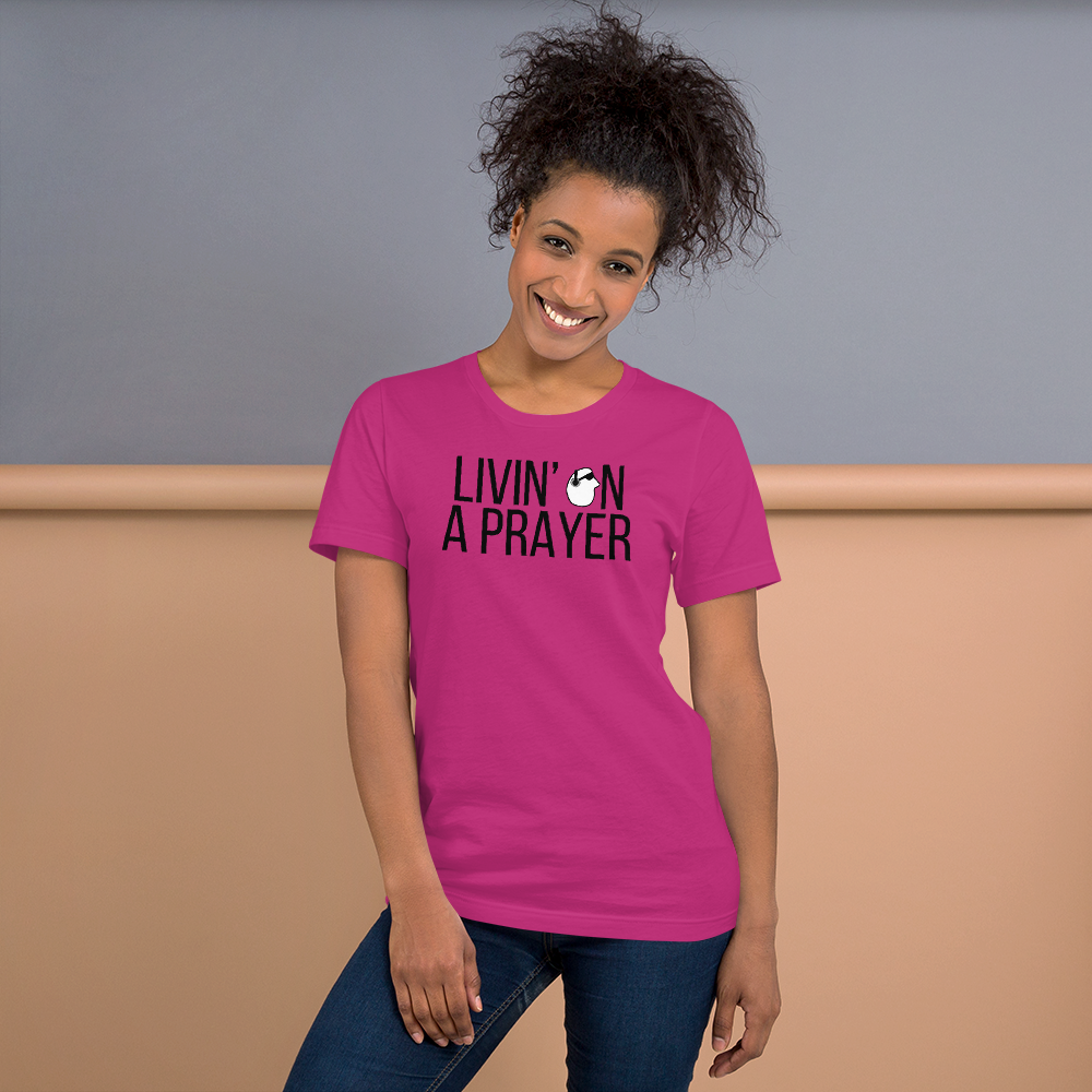 SunnyDayze LIVIN' ON A PRAYER Short-Sleeve Unisex T-Shirt product image 8