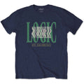 Logic Unisex T-Shirt: Wavy (Navy Blue) (Back Print) product image 1
